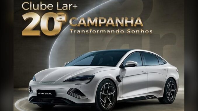 20ª Campanha Transformando Sonhos Clube Lar+: BYD Seal para um Cliente do Paraná (PR)