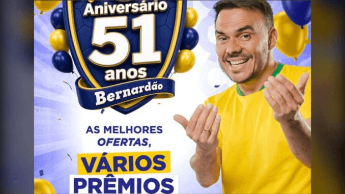 Aniversário 51 Anos Bernardão Supermercados Sorteia Bicicleta Elétrica e Vale-Compras de R$1.000 (Região Alto Paranaíba MG)