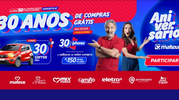Aniversário Mateus 40 Anos: Cartão de R$240 mil, Imóvel e Milhares de Vales-Compra