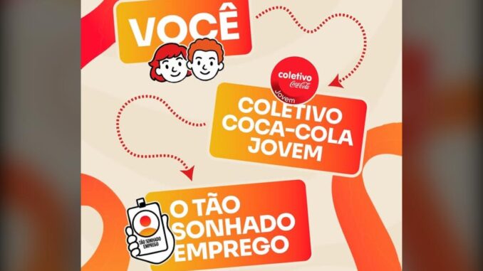 Coletivo Coca-Cola Jovem 2026 Oferece Curso de Inglês Gratuito e Vagas de Emprego 🆓Grátis