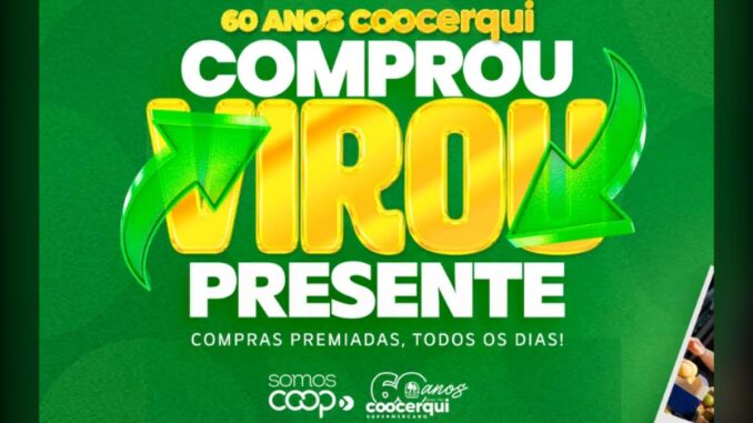 Comprou Virou Presente Coocerqui: Vale-Compras de Até R$500,00 para Cooperados em São Paulo