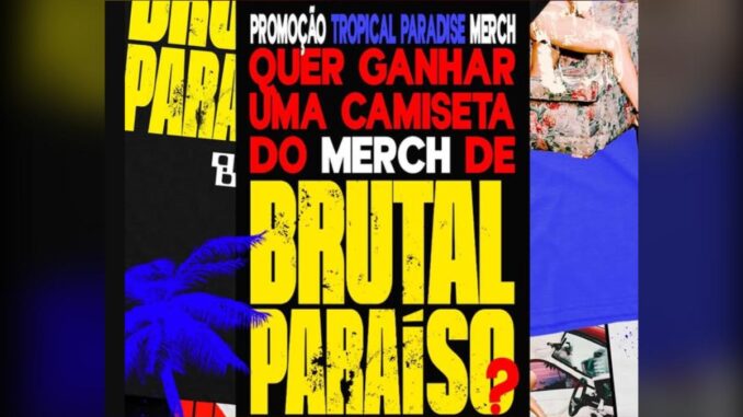 Concurso Merch Luísa Sonza Autografada: Camiseta de “Brutal Paraíso” 🆓Grátis