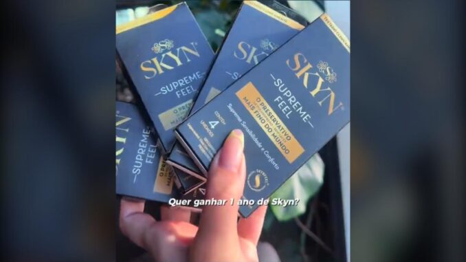 Concurso Skyn Cam: 1 Ano de Preservativos Grátis para Quem Comemorar o Golaço 🆓Grátis