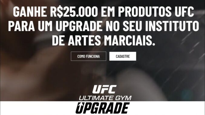 Concurso UFC Ultimate GYM Upgrade: R$25.000 em Equipamentos para Institutos de Artes Marciais 🆓Grátis