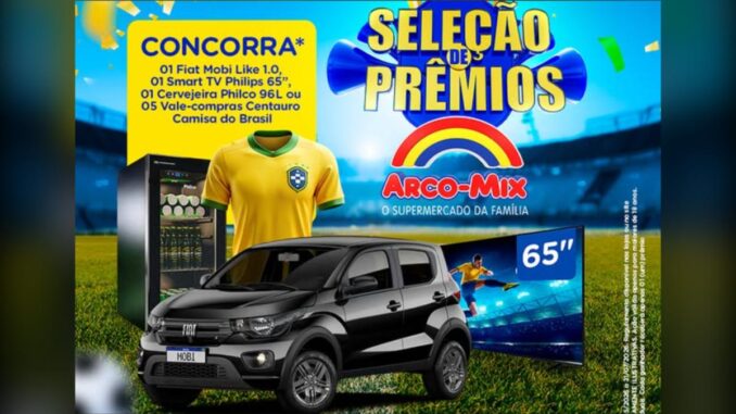 Esse Carro é Seu: Concorra a um Fiat Mobi 0Km de R$85 mil nas Compras do Arco-Mix (PE)