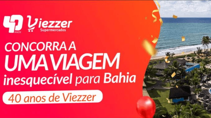 Promoção 40 Anos Viezzer Supermercados Sorteia Pacotes de Viagem para a Bahia (RS)