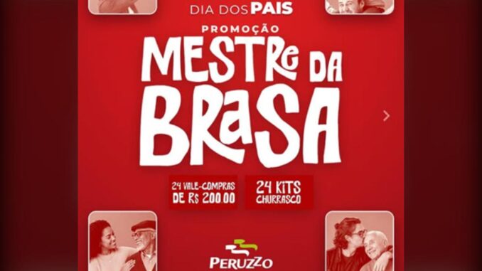 Promoção Mestre na Brasa Peruzzo: Vale-Compras de R$200 e Kits Churrasco (RS)