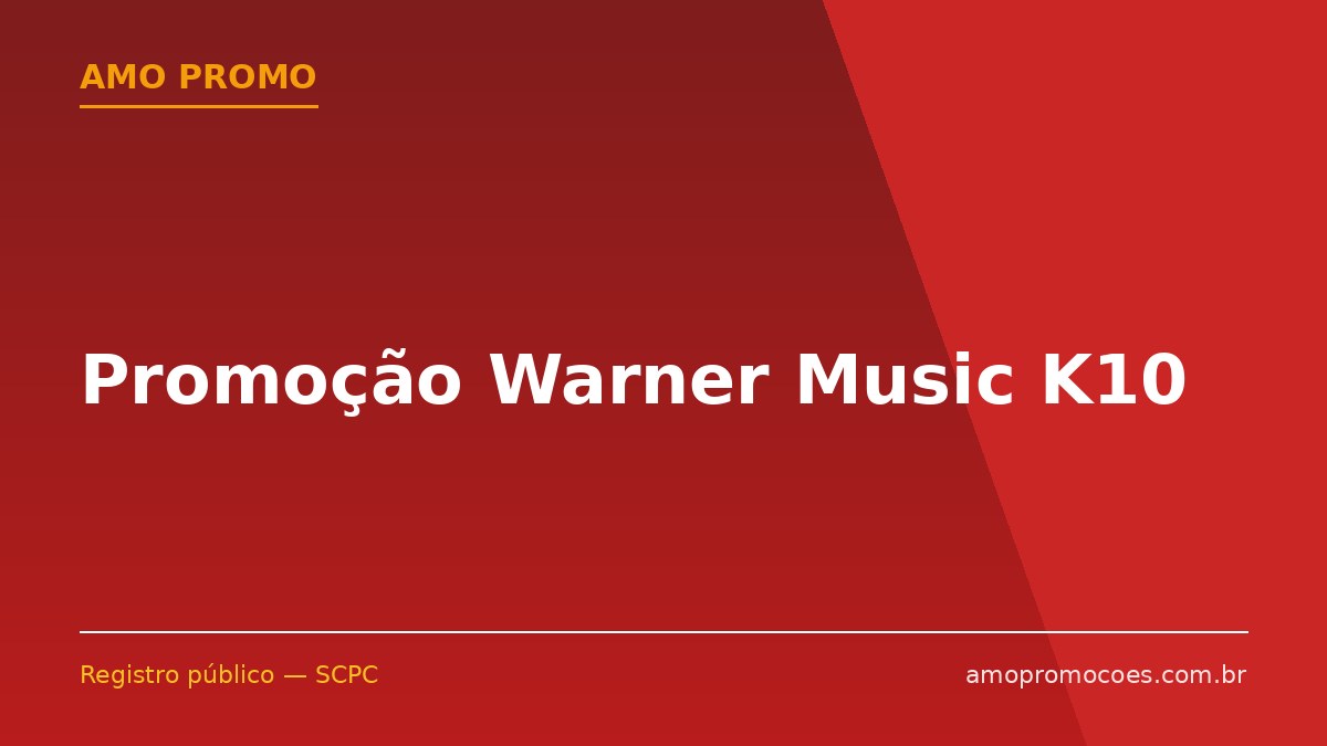Promoção Warner Music K10