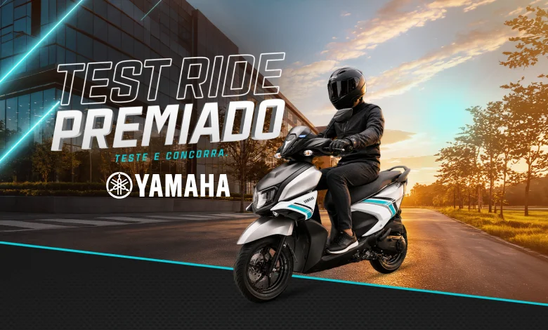 Test Ride Yamaha: Concorra a uma Scooter ZR Hybrid Connected 0km (SC)